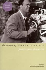 Cover of: The Cinema of Terrence Malick  by Hannah Patterson