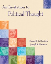 Cover of: An invitation to political thought