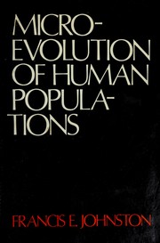 Cover of: Microevolution of human populations