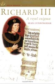 Cover of: Richard III: a royal enigma