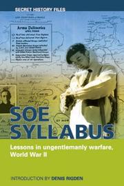 Cover of: SOE Syllabus (Secret History Files)