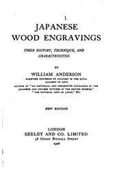 Cover of: Japanese wood engravings by Anderson, William