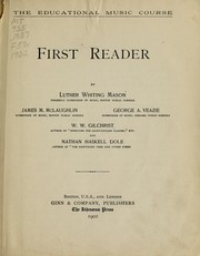 Cover of: First reader by Luther Whiting Mason