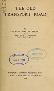 Cover of: The old transport road