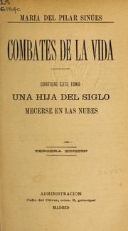Cover of: Combates de la vida by María del Pilar Sinués