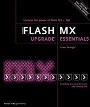 Cover of: Macromedia Flash MX Upgrade Essentials by Sham Bhangal
