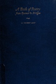 Cover of: A book of poetry from Spenser to Bridges