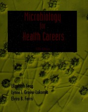 Cover of: Microbiology for health careers