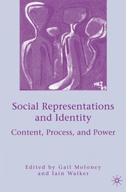 Cover of: Social representations and identity: content, process and power