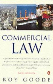 Cover of: Commercial Law by Roy Goode