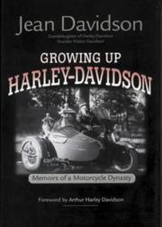 Cover of: Growing Up Harley-Davidson by Jean Davidson, Jean Davidson