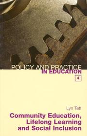 Cover of: Community Education, Lifelong Learning And Social Inclusion (Policy and Practice in Education)