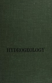 Hydrogeology by Jean Baptiste Pierre Antoine de Monet de Lamarck