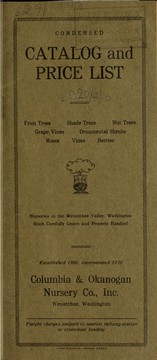 Cover of: Condensed catalogue and price list