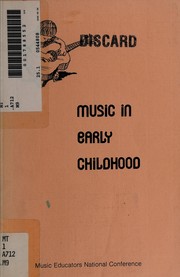 Cover of: Music in early childhood