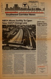 Cover of: Southwest corridor news by Massachusetts Bay Transportation Authority