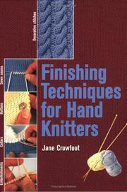 Cover of: Finishing Techniques for Handknitters