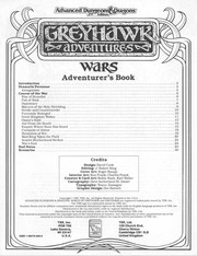 Cover of: Wars (AD&D Fantasy Roleplaying, 2nd Ed, Greyhawk)
