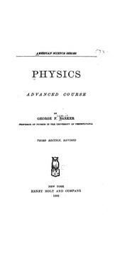 Cover of: Physics: advanced course
