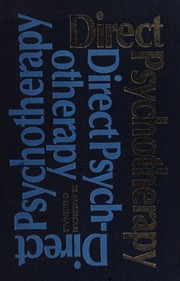 Cover of: Direct Psychotherapy 28 AMERICAN ORIGINALS Vol.2 (VOLUME 2)