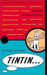 Cover of: Tintin (Pocket Essentials) by Jean-Marc Lofficier, Randy Lofficier