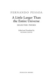 Cover of: A little larger than the entire universe: selected poems