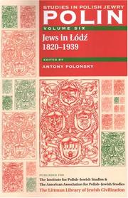 Cover of: Polin, Volume 6 (Polin Studies in Polish Jewry)