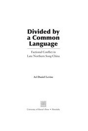 Cover of: Divided by a common language by Ari Daniel Levine