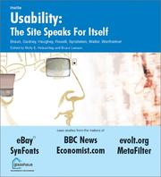 Cover of: Usability by Kelly Braun, Max Gadney, Matthew Haughey, Adrian Roselli, Don Synstelien, Tom Walter, Molly E. Holzschlag, Bruce Lawson