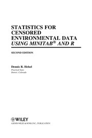 Cover of: Statistics for censored environmental data using Minitab and R