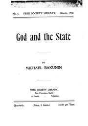 Cover of: God and the State by Mikhail Aleksandrovich Bakunin