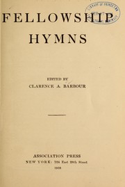 Cover of: Fellowship hymns
