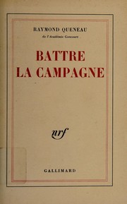 Cover of: Battre le campagne. by Raymond Queneau