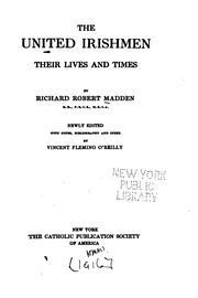 Cover of: The United Irishmen, their lives and times.
