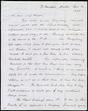 [Letter to] My dear Miss Weston by Samuel May