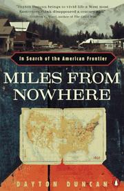 Cover of: Miles from Nowhere by Dayton Duncan