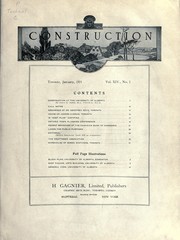 Construction by Ivan S. Macdonald