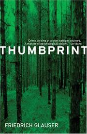 Thumbprint by Friedrich Glauser