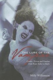 Cover of: The Lure of the Vampire | Milly Williamson