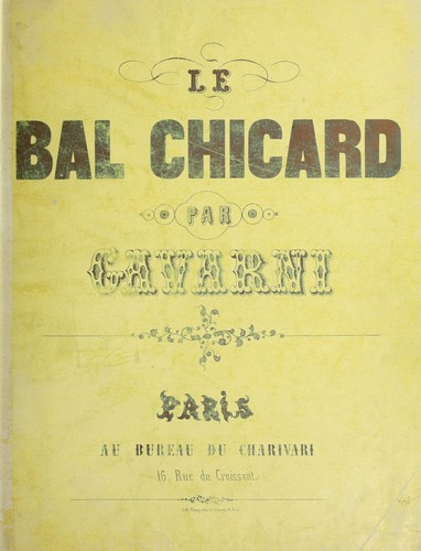 Le bal chicard by Paul Gavarni