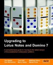 Cover of: Upgrading to Lotus Notes And Domino 7