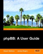 Cover of: phpBB by Stoyan Stefanov, Jeremy Rogers