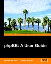 Cover of: phpBB: A User Guide