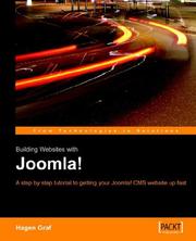 Cover of: Building Websites with Joomla! by H Graf