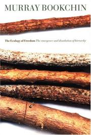 Cover of: The Ecology Of Freedom by Murray Bookchin