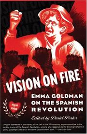 Cover of: Vision on Fire: Emma Goldman on the Spanish Revolution