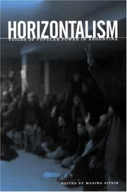 Cover of: Horizontalism by Marina Sitrin