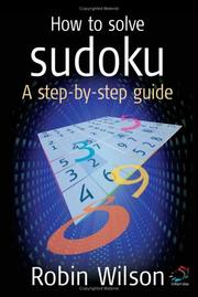 Cover of: How to Solve Sudoku by Robin Wilson