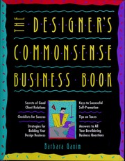Cover of: The designer's commonsense business book