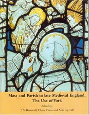 Cover of: Mass And Parish in Late Medieval England by 